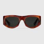 Rectangular-frame sunglasses